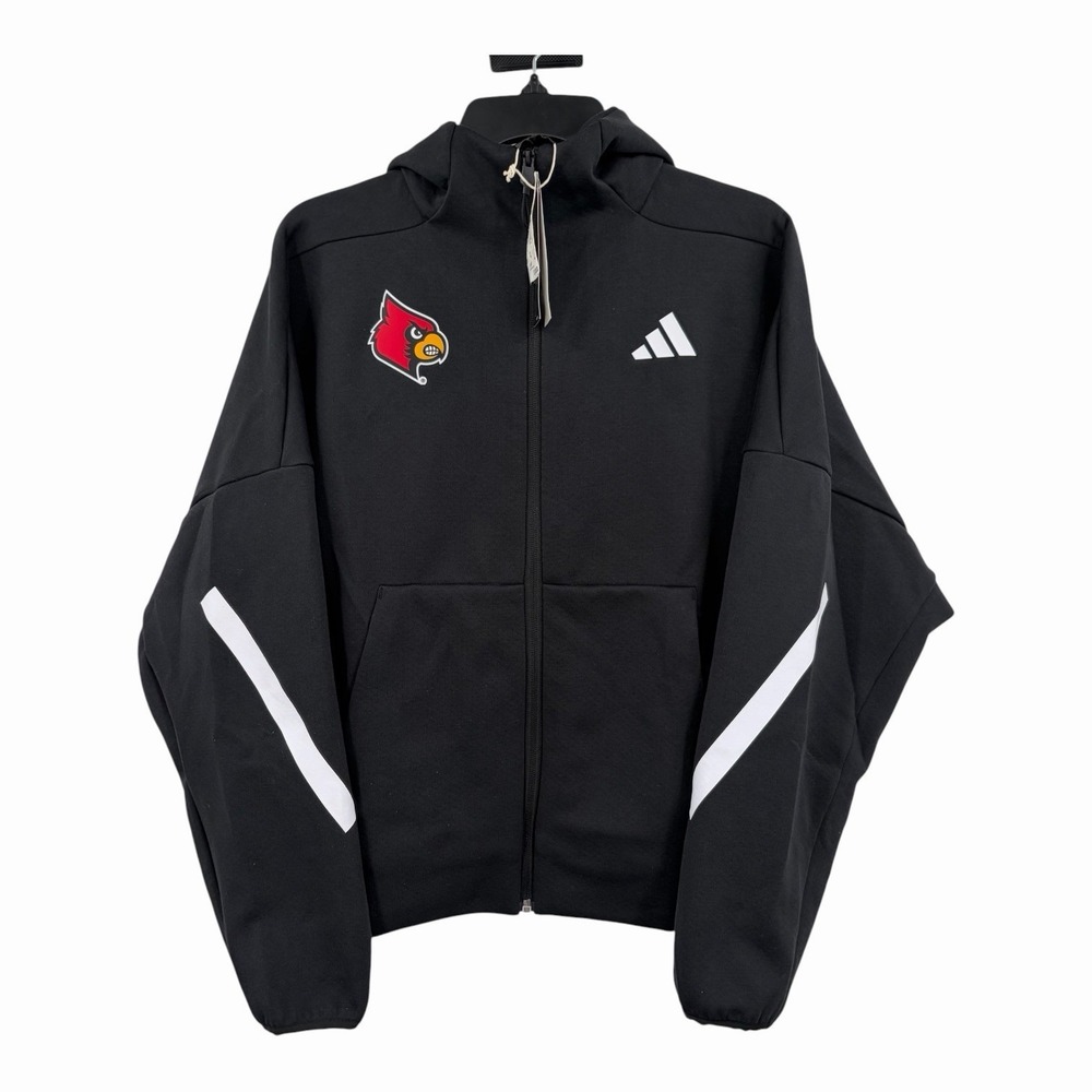 Adidas x NCAA x Louisville Cardinals Women PE Z.N.E. Full-Zip Hoodie Black Large